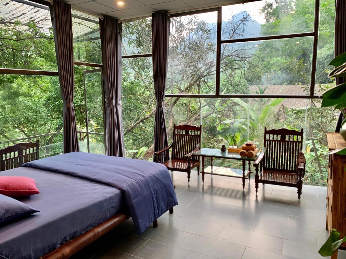 Muong Retreat- Nghi Duong Xanh Trong Bao Tang Van Hoa Nghe Thuat,Hoa Binh Hotell Exteriör bild
